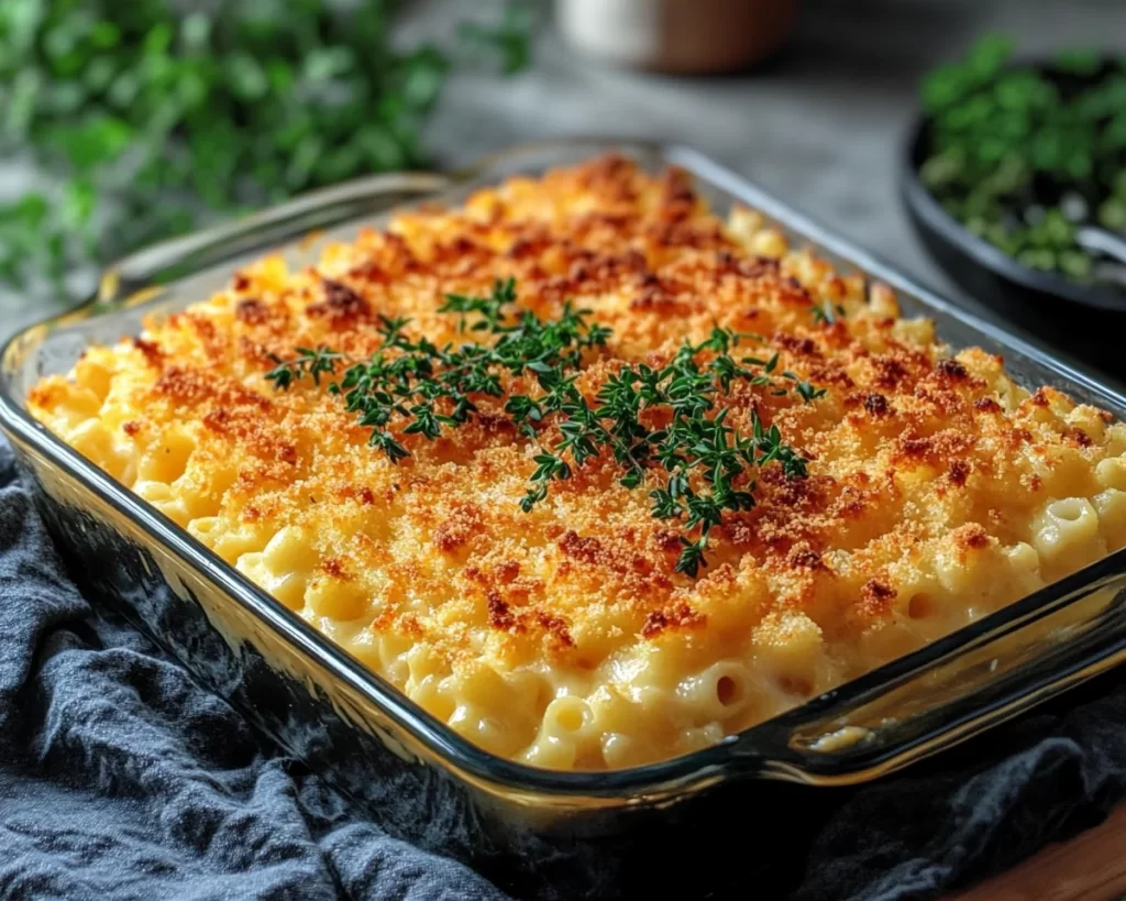 Easter Baked Mac and Cheese Casserole
