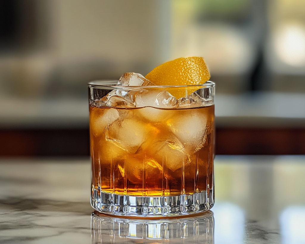 Classic Whiskey Smash Cocktail – Easy Bourbon Drink