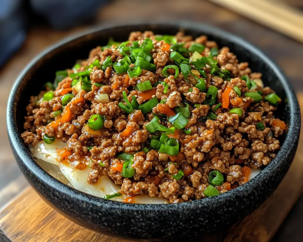 Ground Beef with Soy Sauce – Easy Asian Beef Recipe