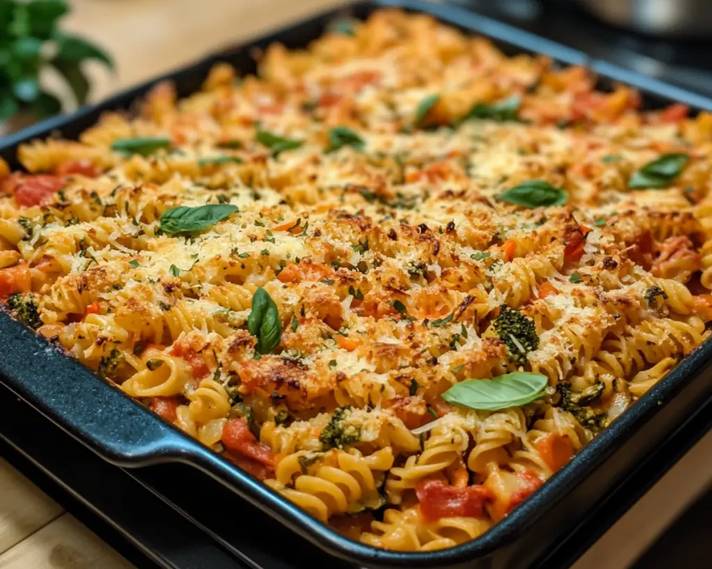 Mediterranean Vegetable Pasta Bake