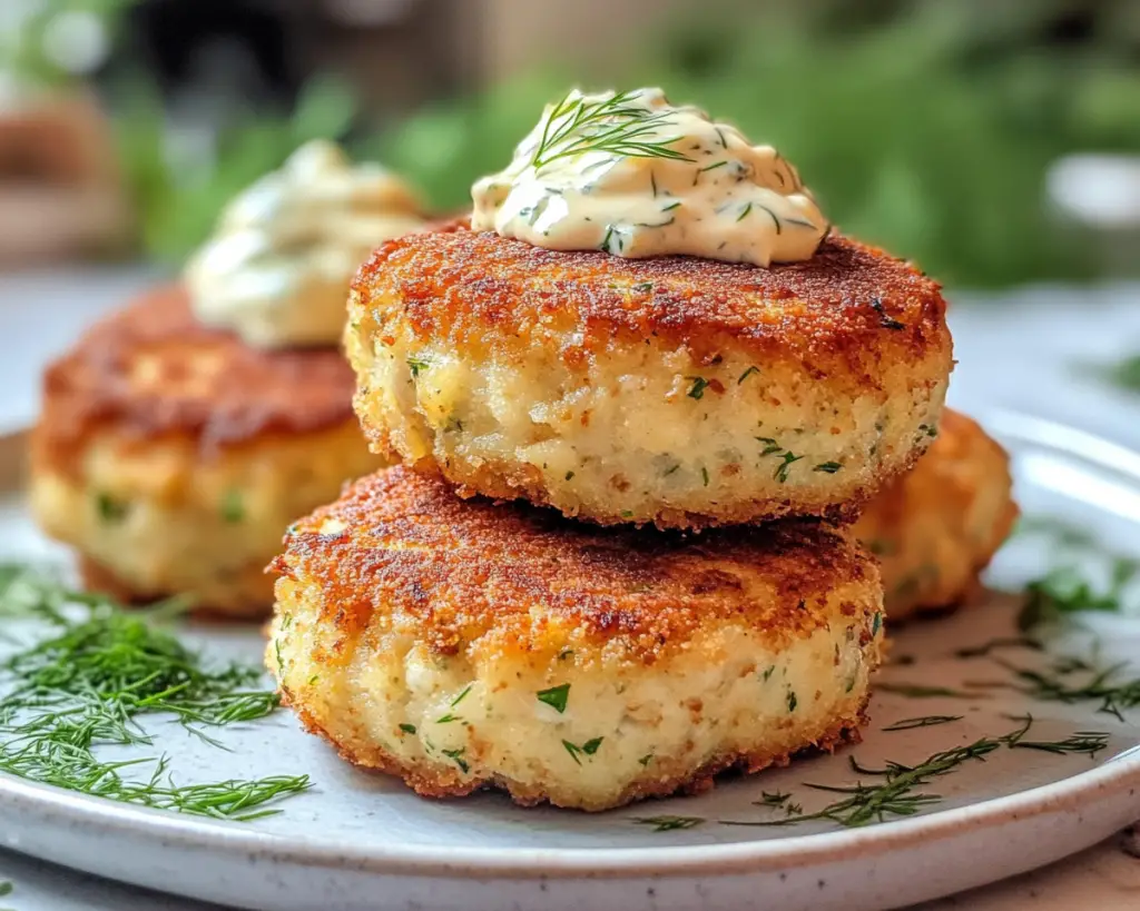 Vegan Crab Cakes with Creamy Dill Remoulade