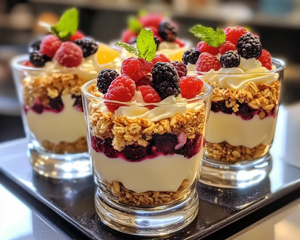 Spring Desserts: Lemon Berry Parfait Cups