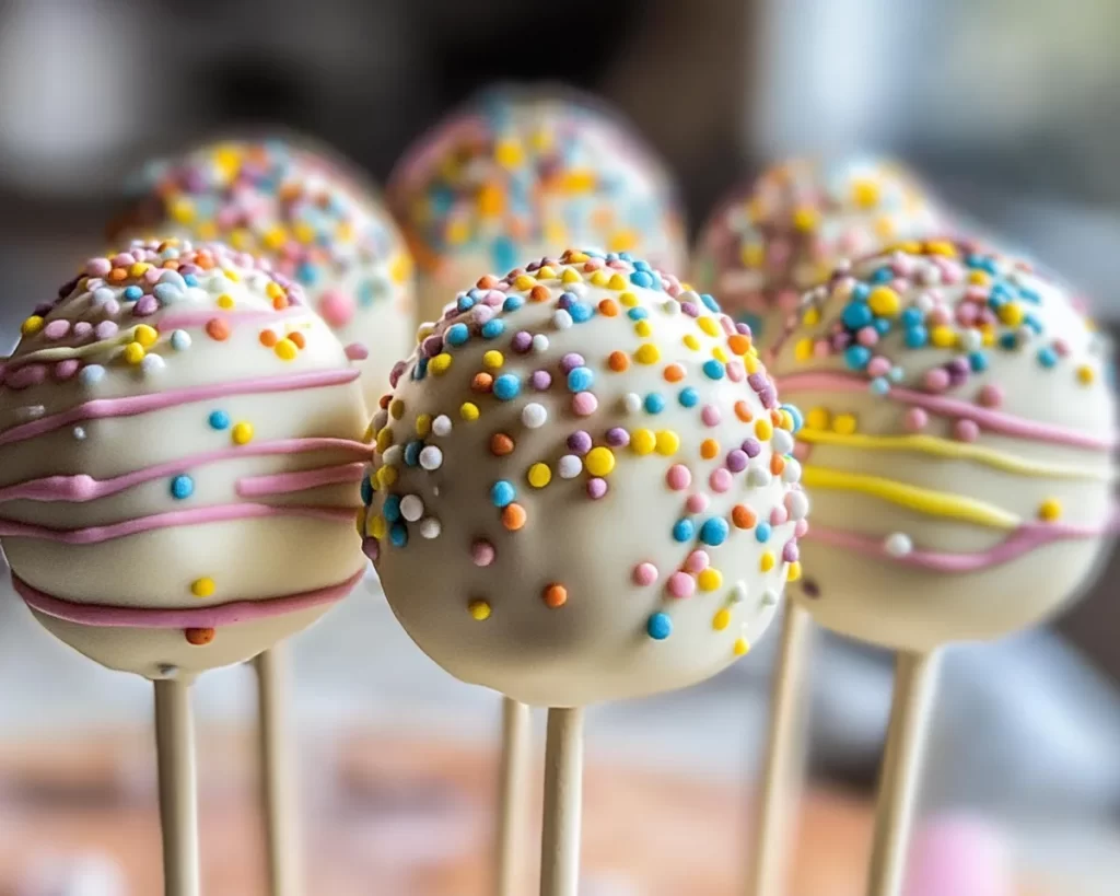 Easter Vanilla Cake Pops