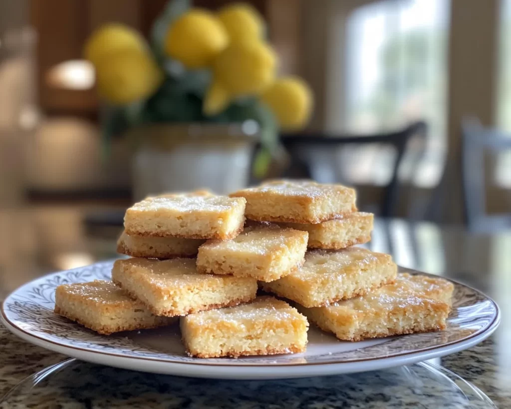 Mother’s Day Lemon Shortbread Cookies