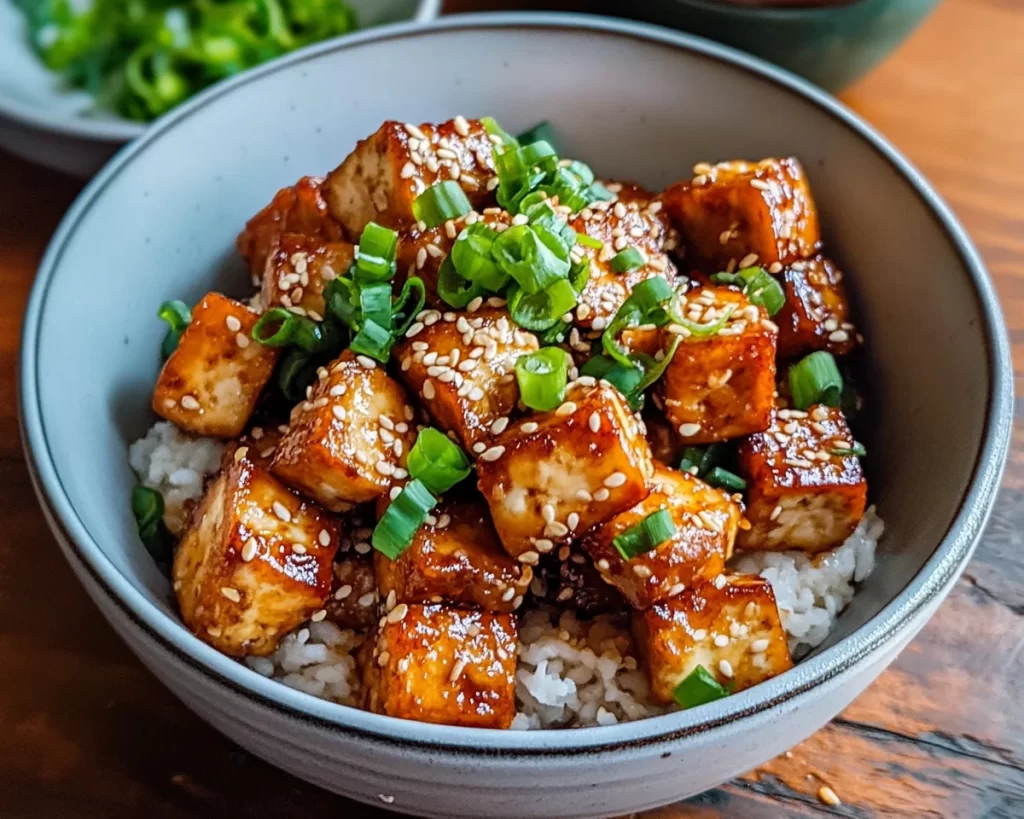Sesame Crispy Sticky Tofu