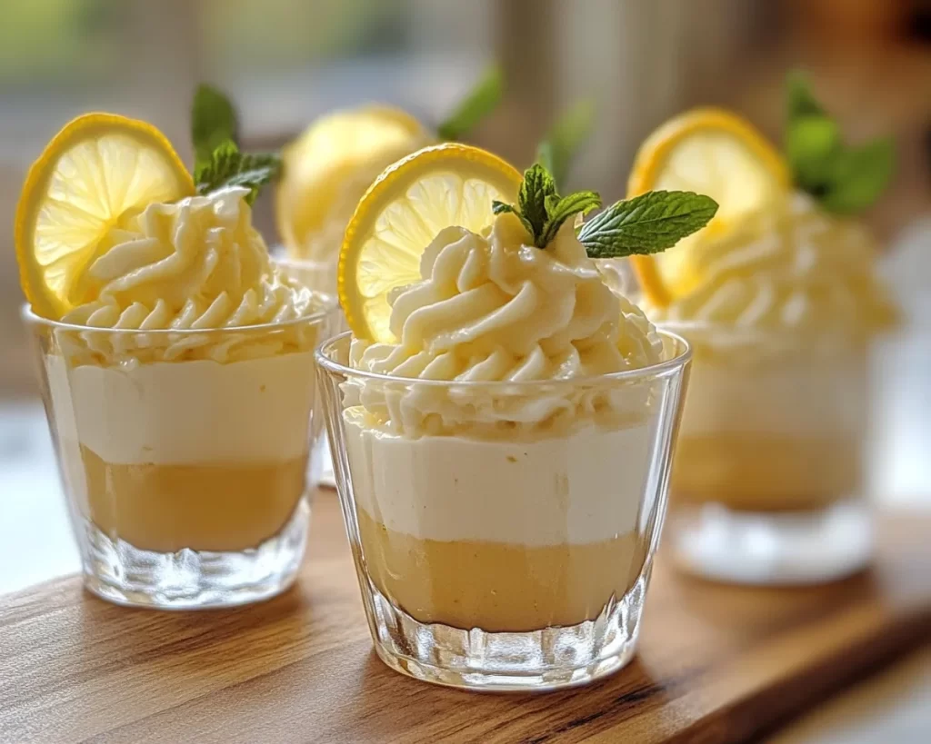 Spring Desserts: Lemon Mousse Cups (Easy + Fluffy)