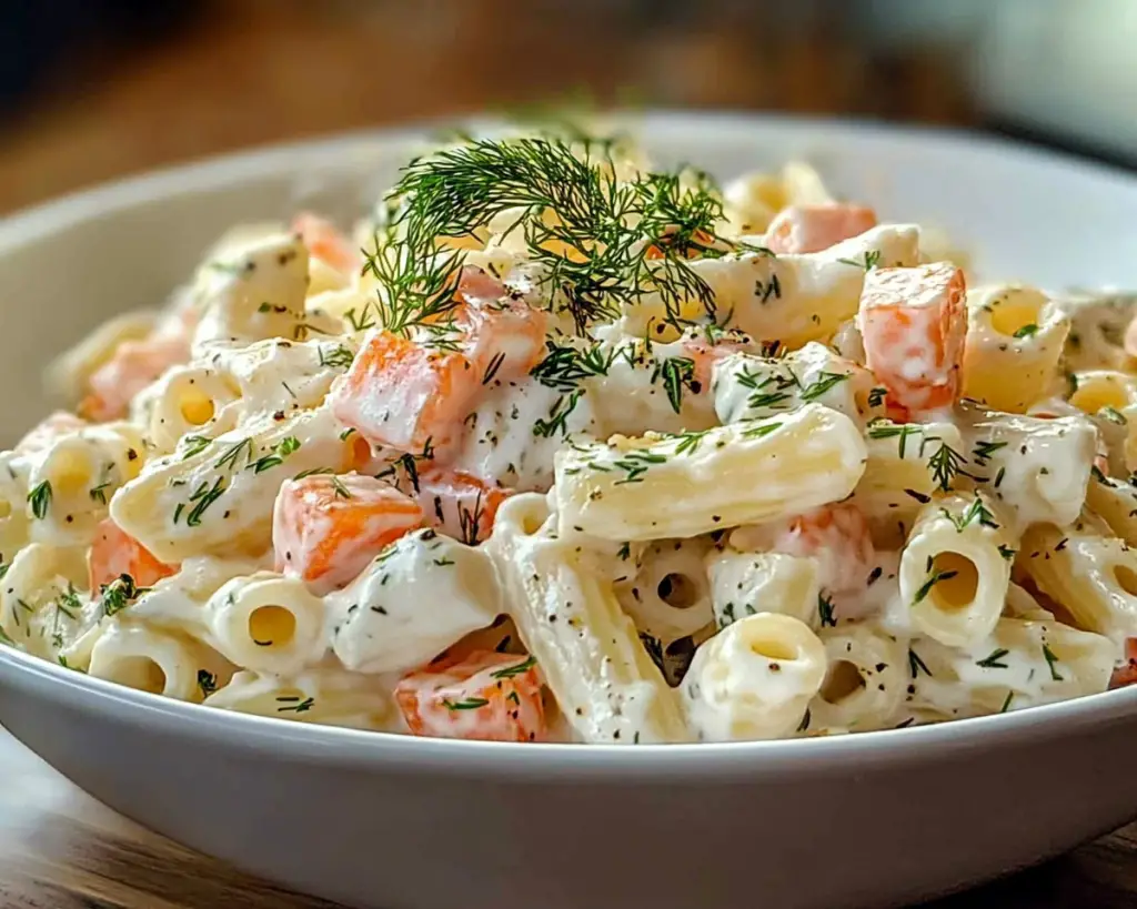 Pasta Salad with Yogurt and Dill