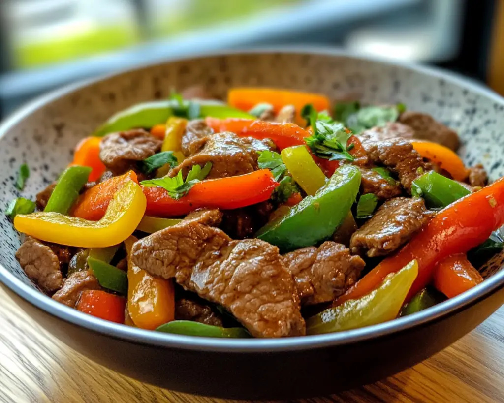 Beef and Bell Pepper Stir Fry