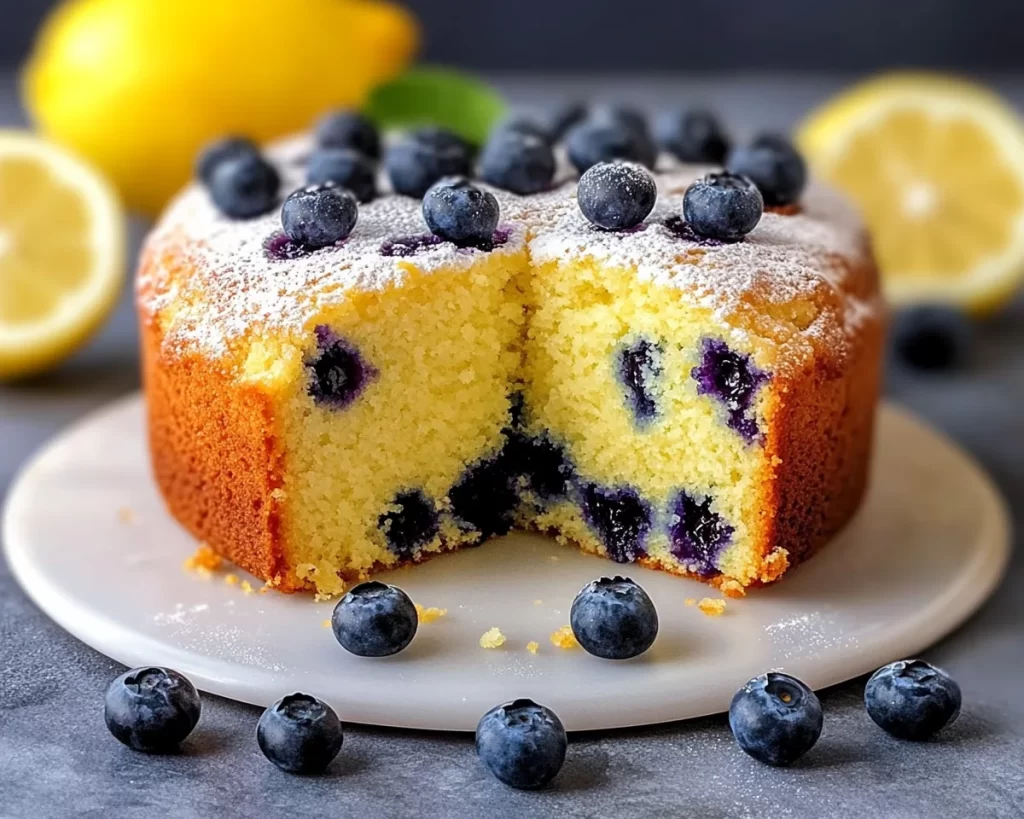 Delightful Lemon Blueberry Pound Cake Recipe