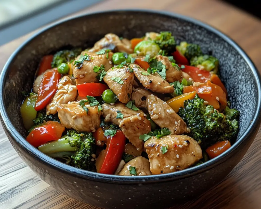 Healthy Chicken Veggie Stir Fry