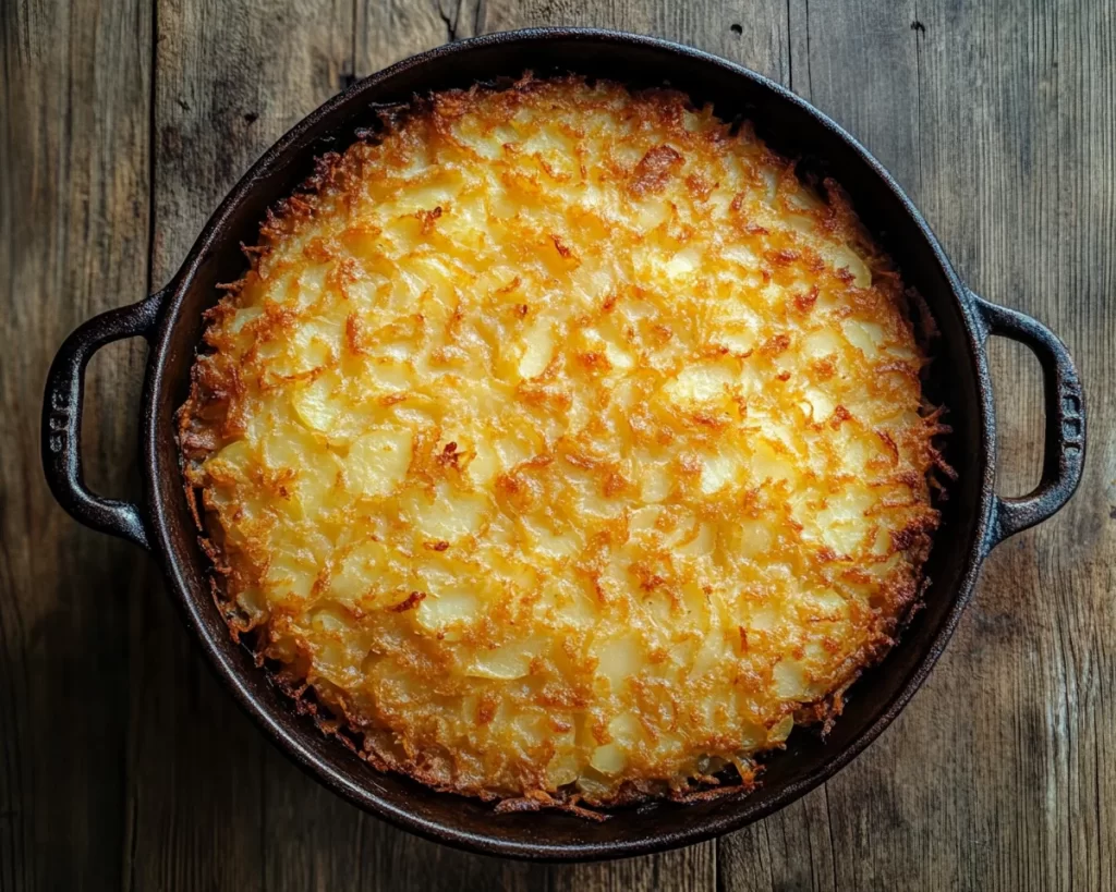 Funeral Potatoes with Hashbrowns (Crispy Top)