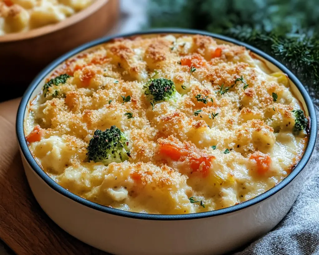 Cozy Creamy Winter Vegetable Casserole Recipe