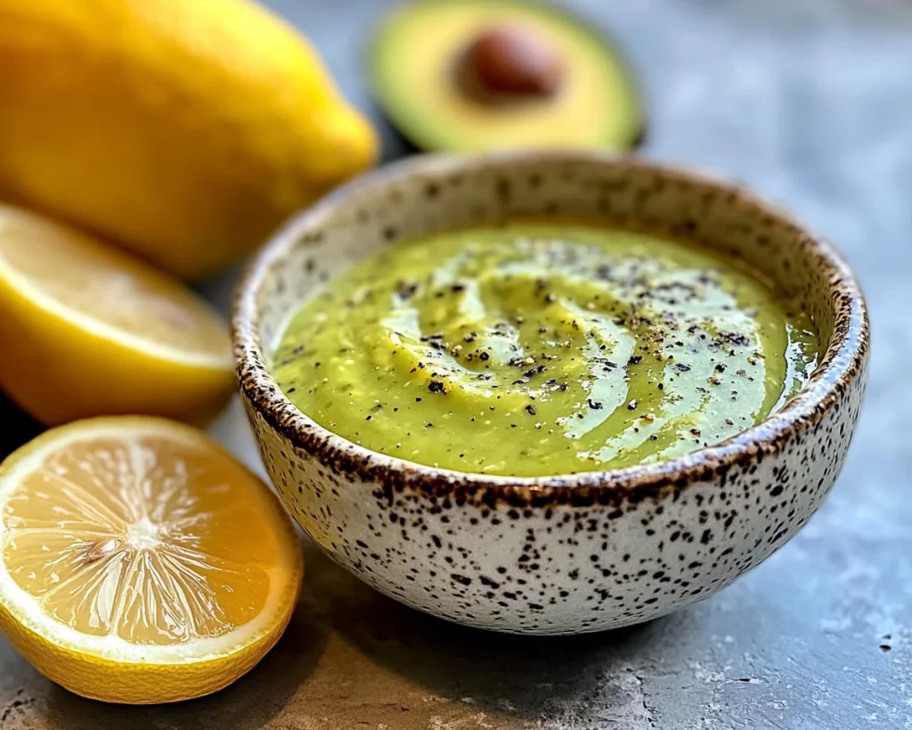 Lemon Vinegarette Dressing for Avocado Salad
