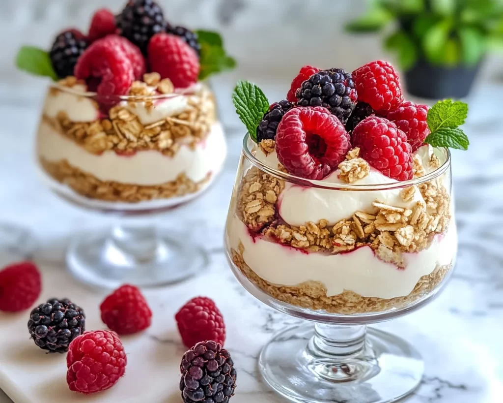 Mother’s Day Berry Yogurt Parfaits