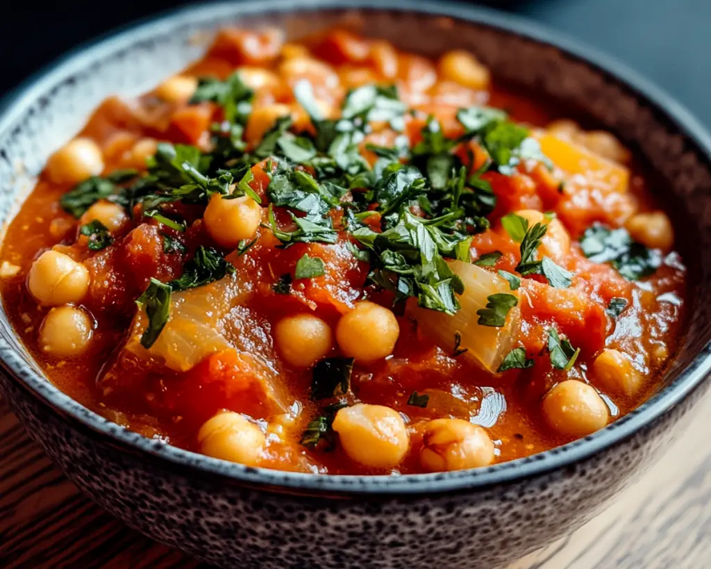 Mediterranean Chickpea and Tomato Stew