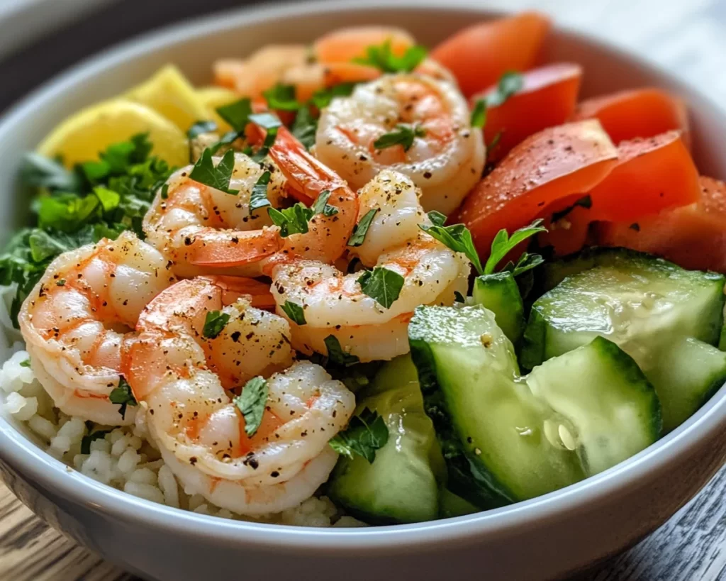 Summer Meals: Shrimp Salad Bowl (Quick)