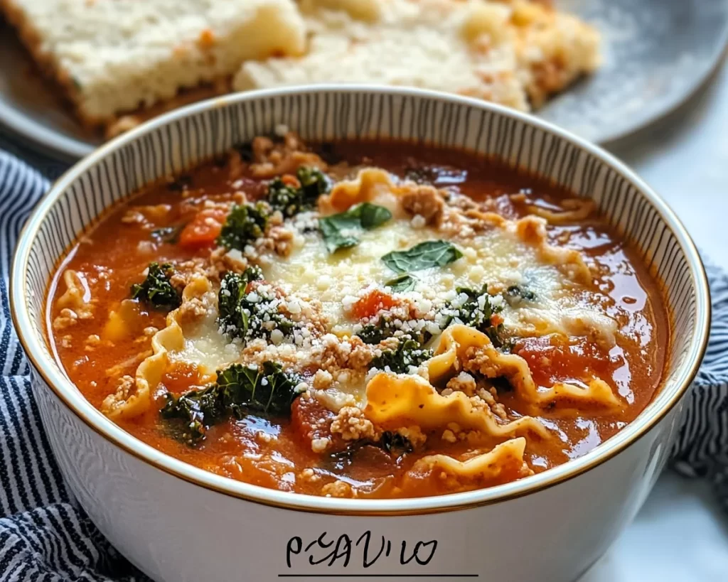 Best Kale Lasagna Soup