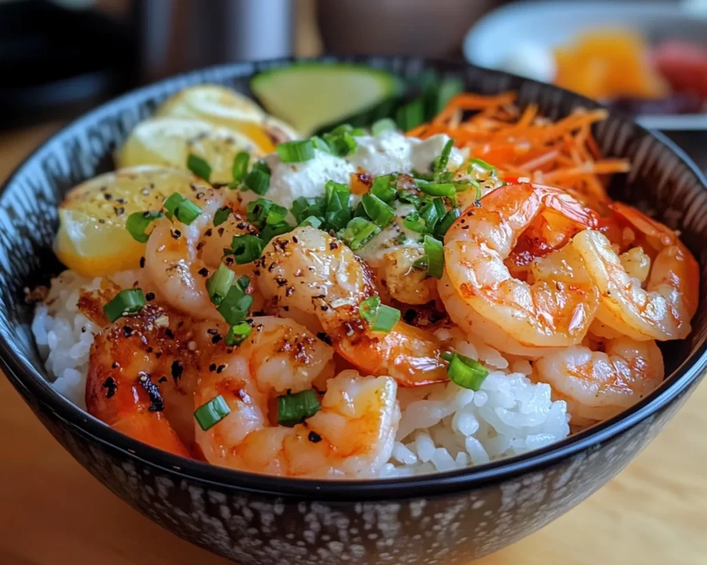 Spring Dinner: Shrimp Rice Bowl (Fresh)