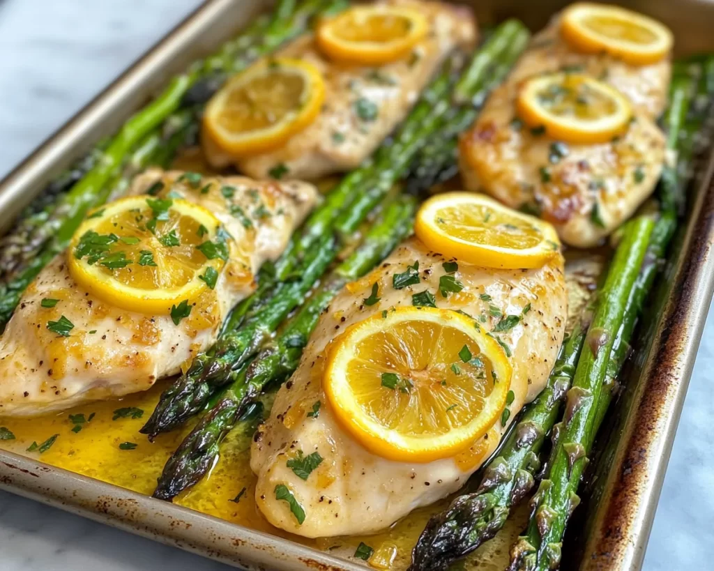 Spring Dinner Ideas: Sheet Pan Chicken + Asparagus