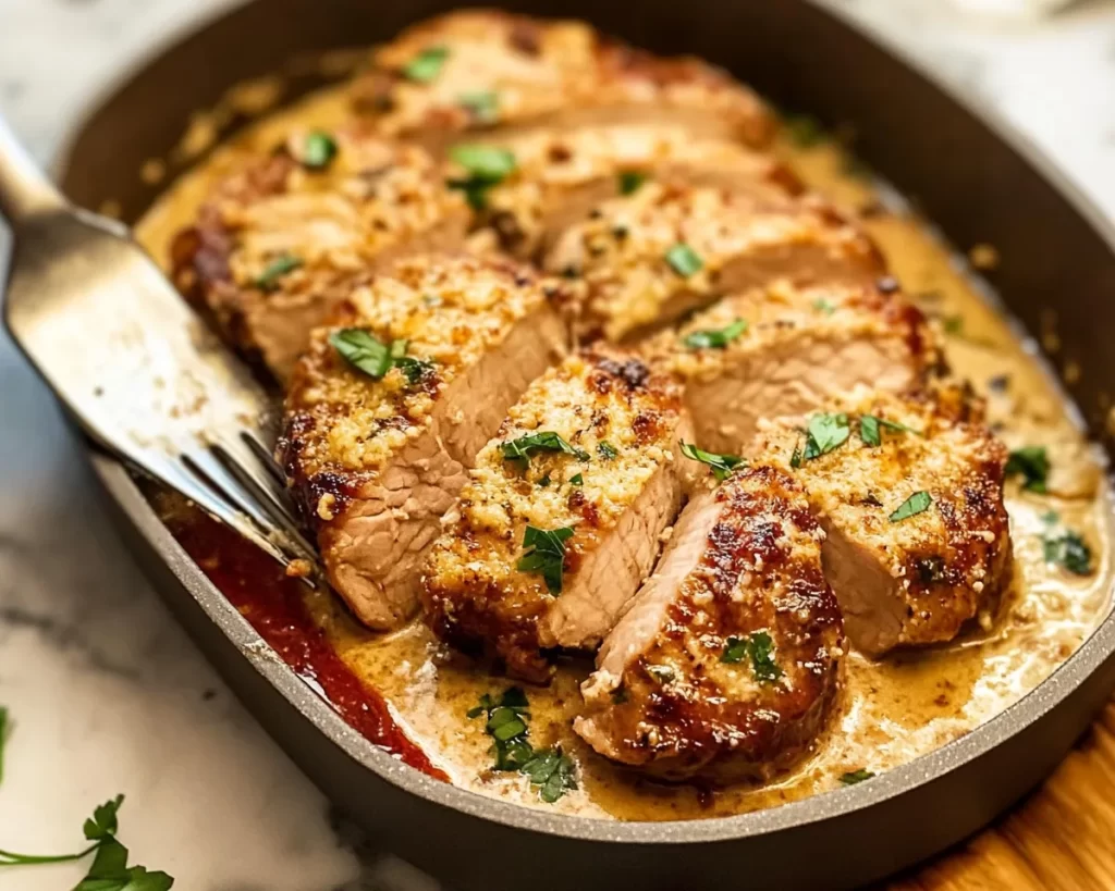 I'M Officially Addicted To This Parmesan Pork!