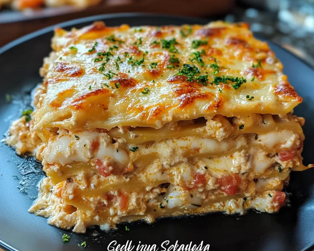 Heavenly Seafood Lasagna with Shrimp & Crab