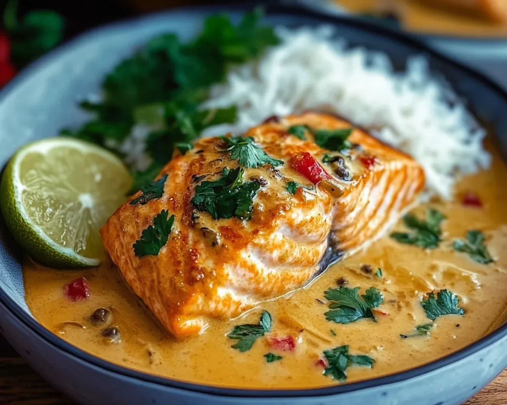 Savory Coconut Curry Salmon Recipe