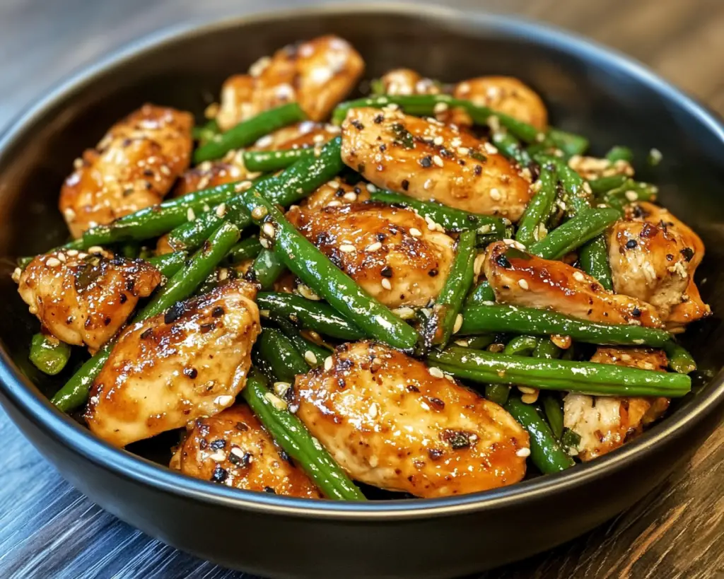 Garlic Chicken with Green Beans