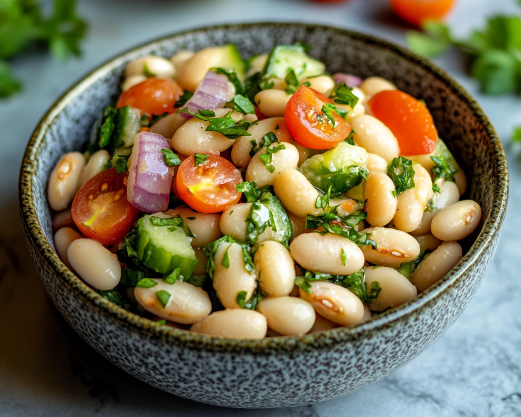 Mediterranean White Bean Salad