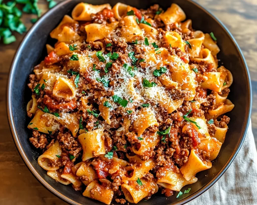 Irresistible Marry Me Ground Beef Pasta