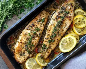 Mediterranean Lemon Herb Fish