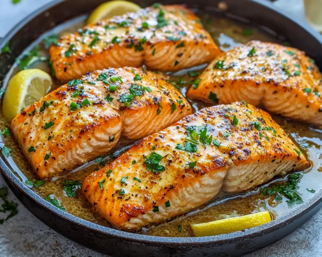 🥥 One-Pan Garlic Butter Coconut Salmon (Easy Healthy Dinner)