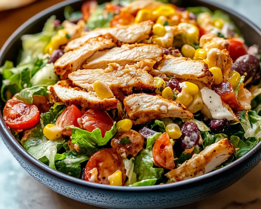 Homemade Southwest Chicken Chopped Salad
