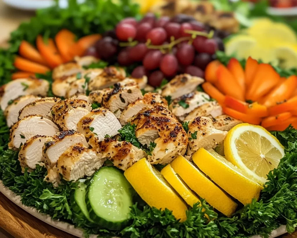 Spring Dinner Party: Lemon Chicken Salad Platter