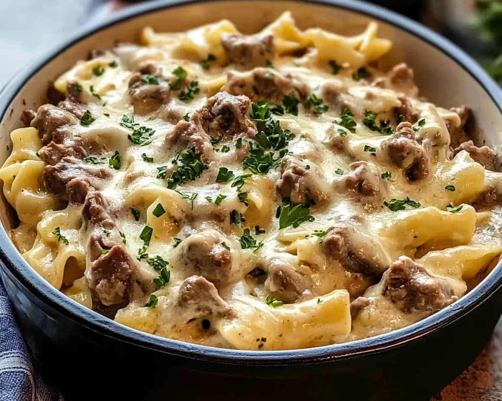 Comforting Beef Stroganoff Casserole