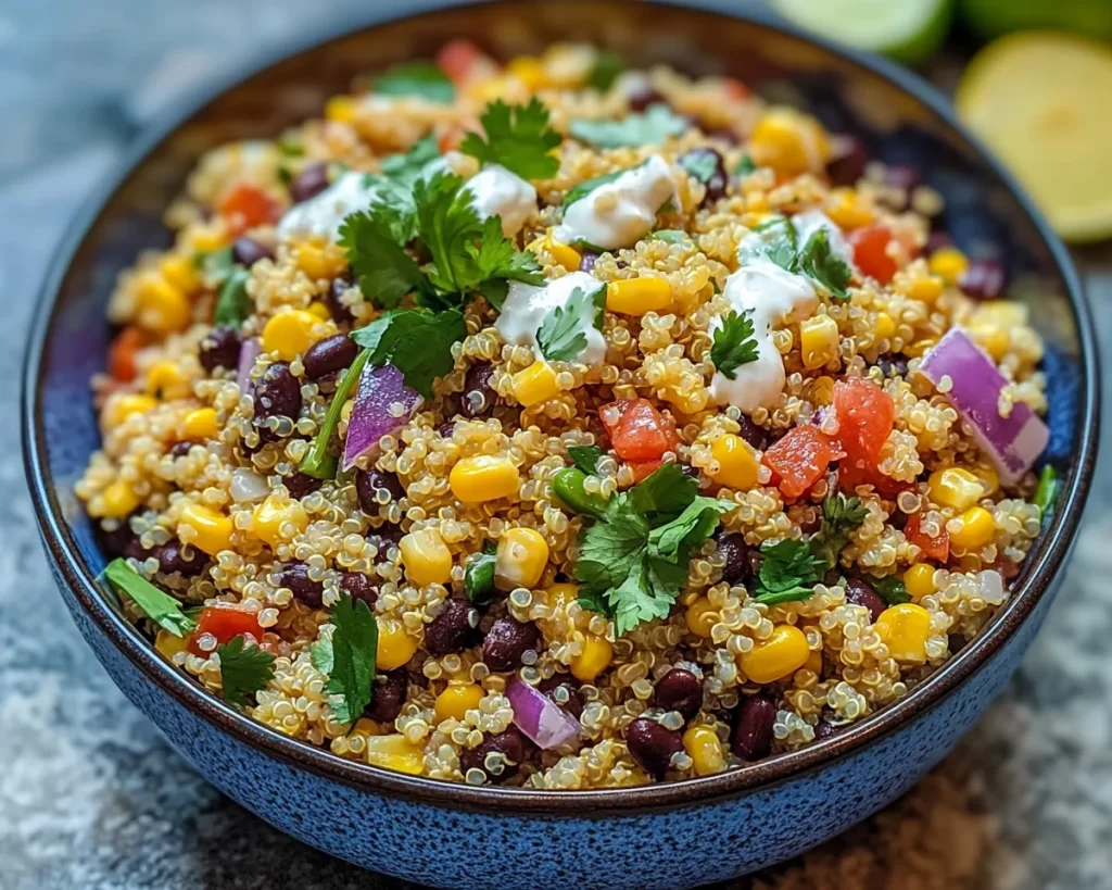 Delicious Mexican Street Corn Quinoa Salad