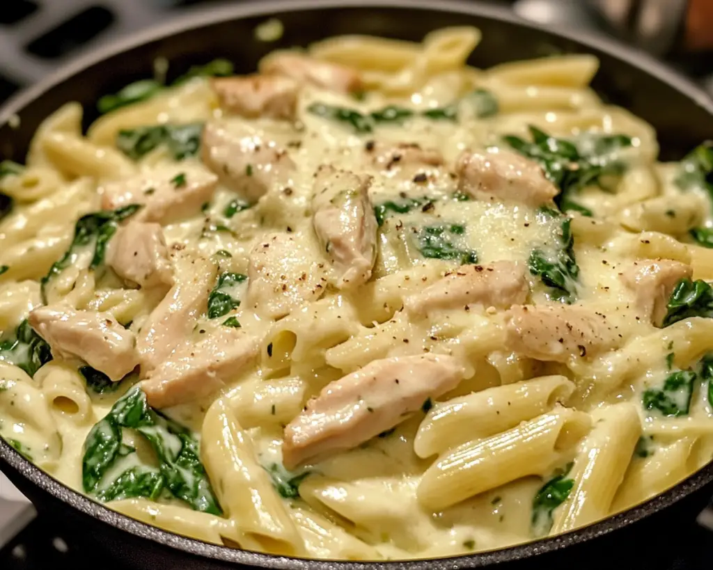 Creamy Spinach Chicken Pasta