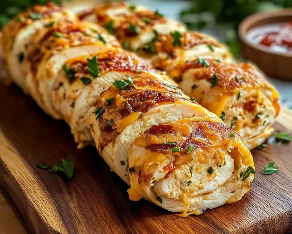 This Cheesy Chicken Roll Up Will Change Your Life!