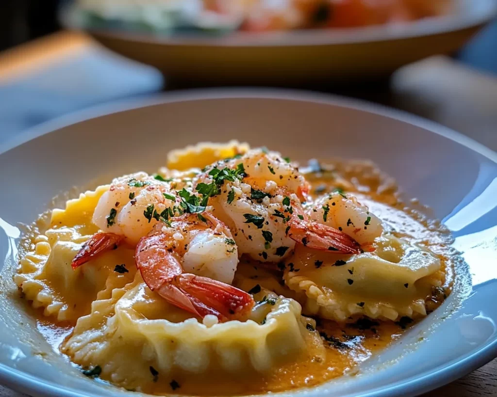 Homemade Shrimp and Lobster Ravioli Delight