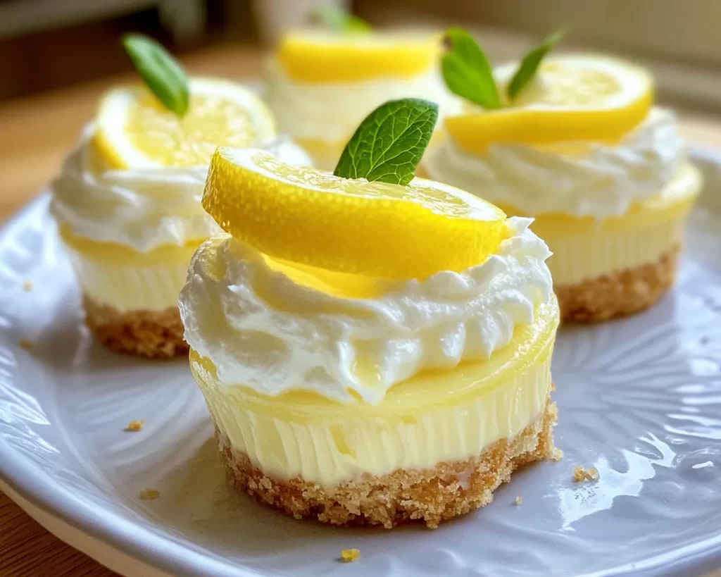 Spring Dessert: Lemon Cheesecake Cups (No Bake)