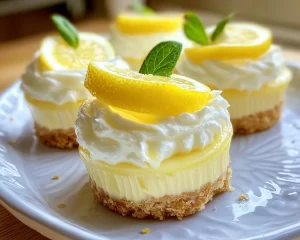 Spring Dessert: Lemon Cheesecake Cups (No Bake)
