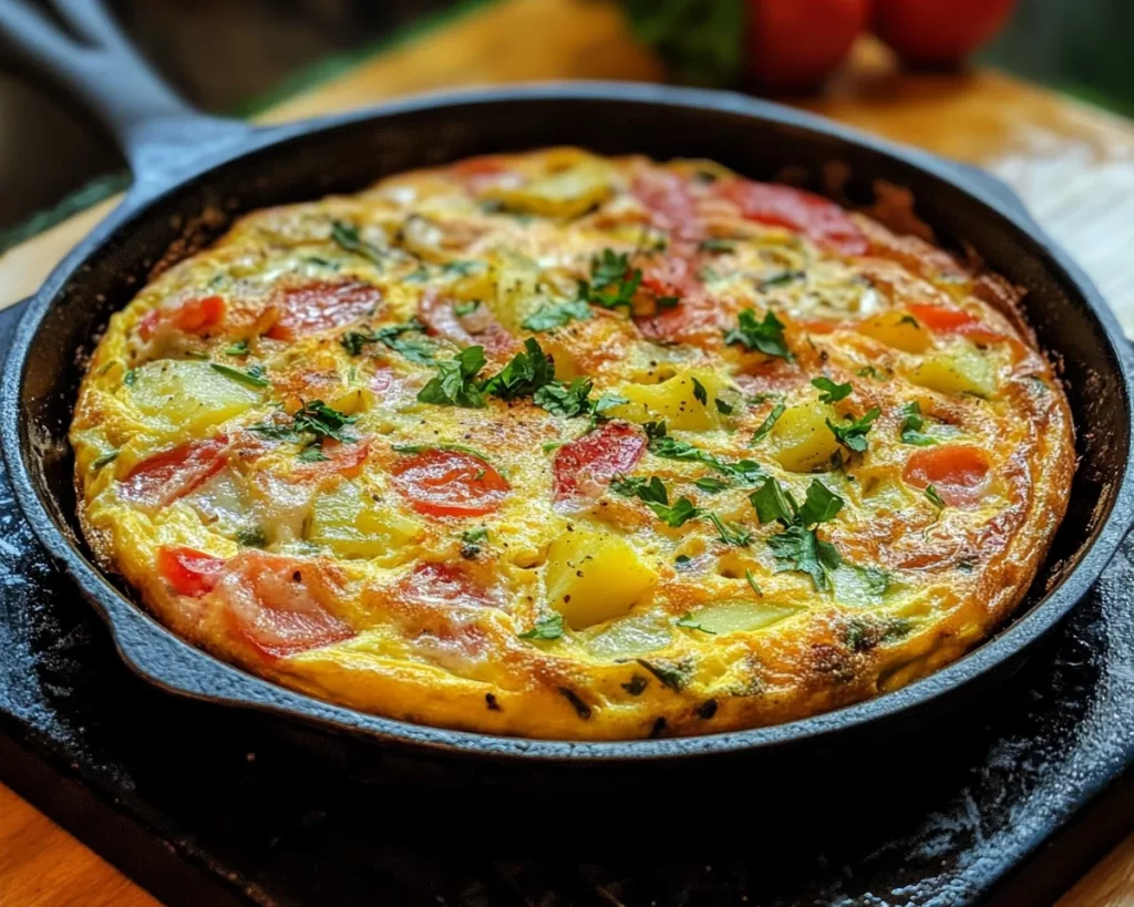 Frittata Recipe with Potatoes (Comfort + Healthy)