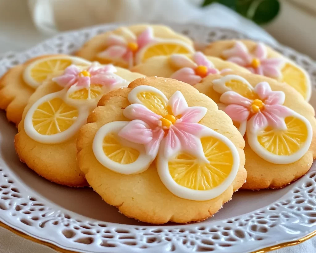 Spring Cookies: Lemon Sugar Cookies (Soft + Pretty)