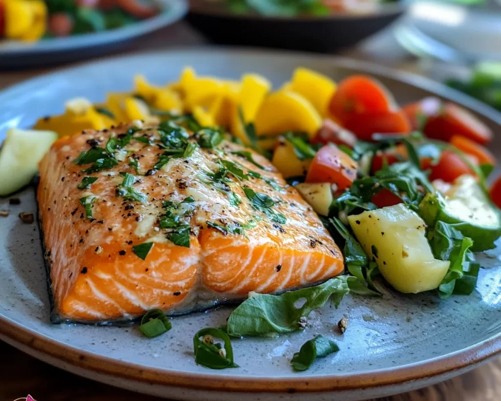 Spring Dinner Party: Salmon + Spring Salad Dinner