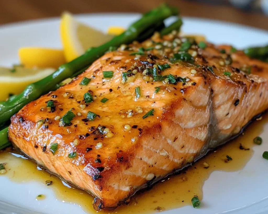 Spring Dinner Party Honey Mustard Salmon