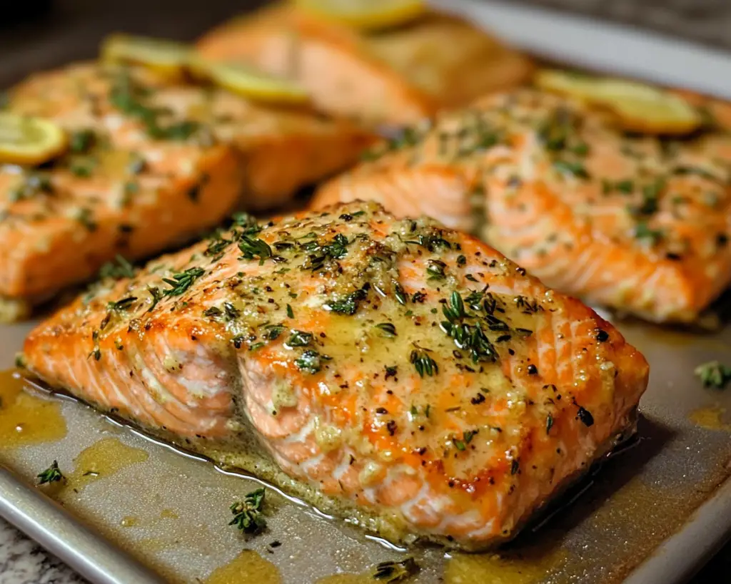 Healthy Baked Salmon with Dijon