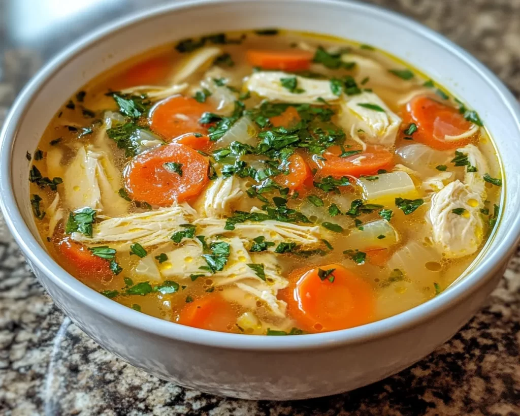 Spring Soup: Chicken Vegetable Soup (Light)