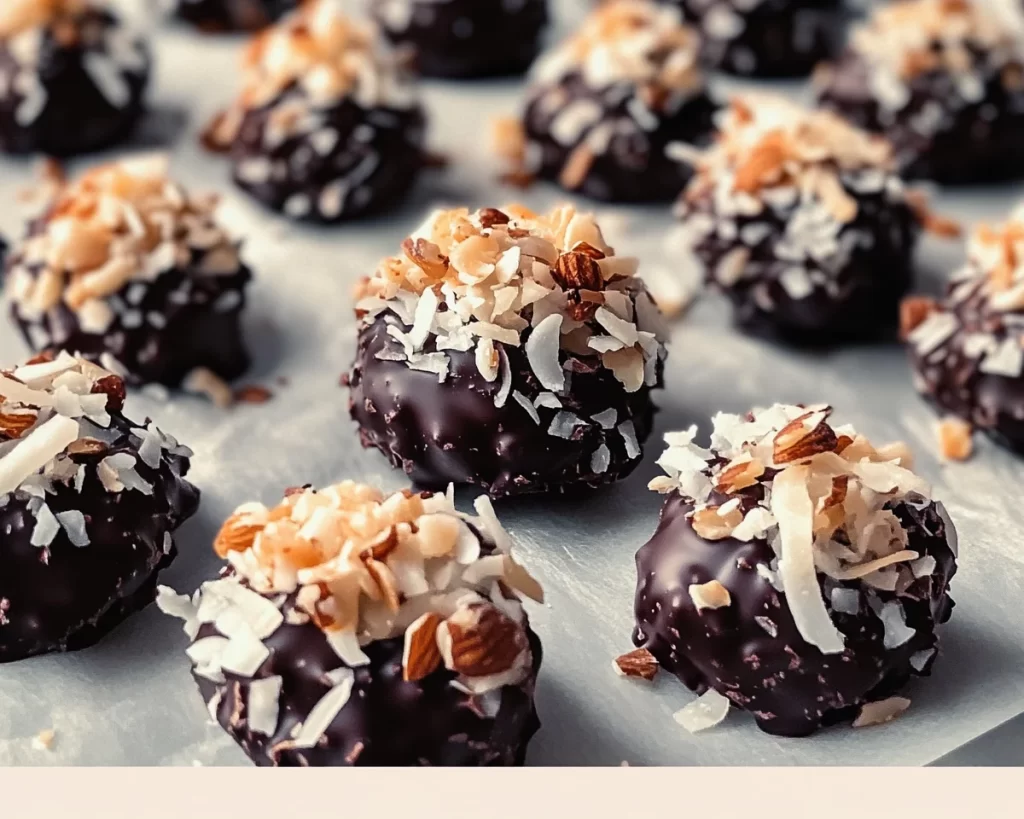Classic Dark Chocolate Coconut Almond Clusters