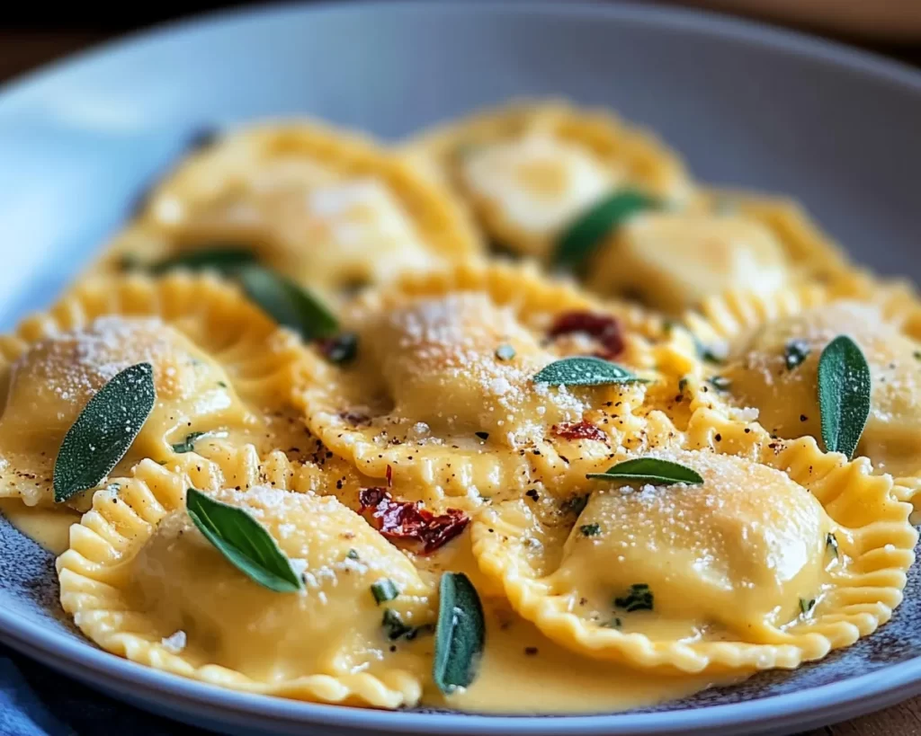 25-Minute Dreamy Creamy Tuscan Ravioli