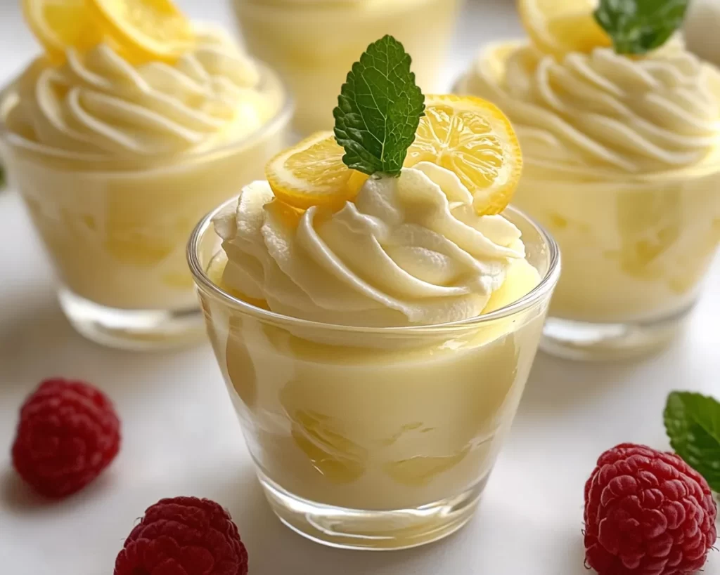 Spring Dessert: Lemon Mousse Dessert Cups