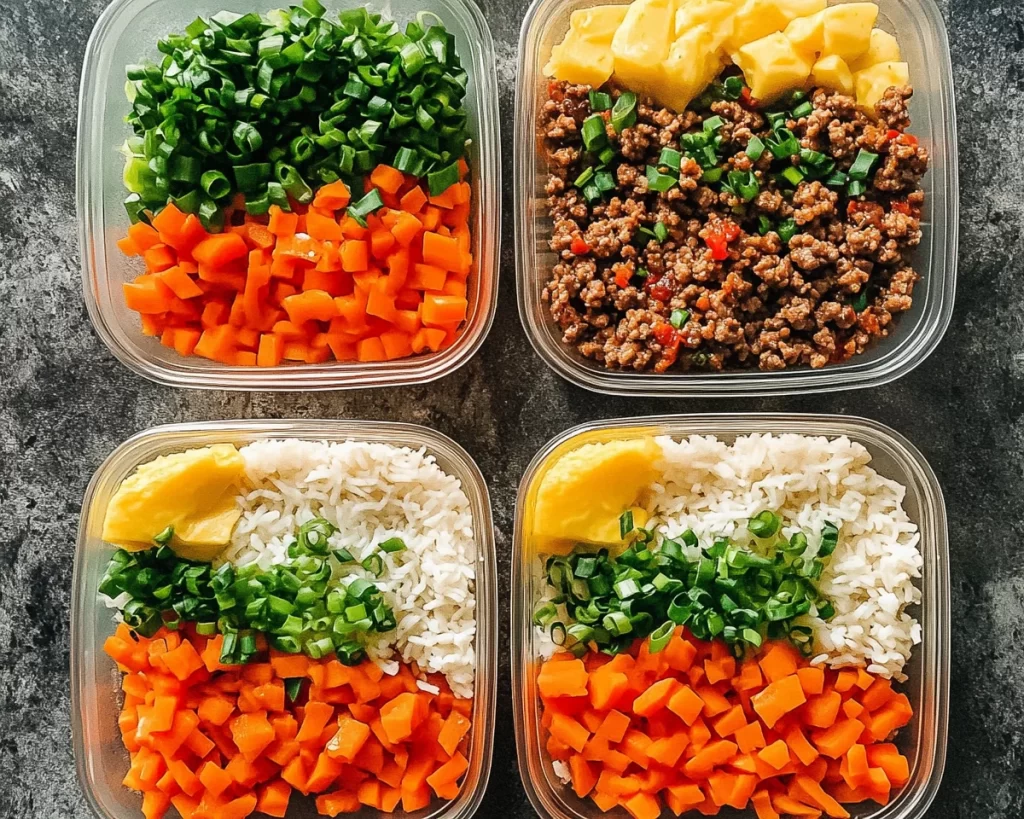 Simple Ground Beef And Rice Meal Prep